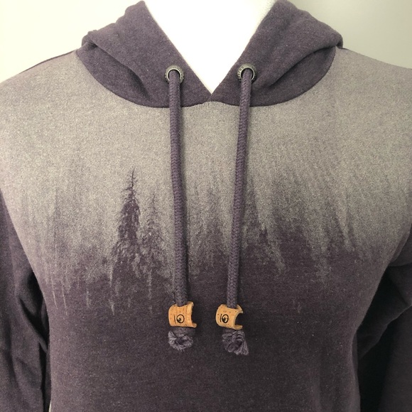 🛍BOGO Tentree Foggy Juniper Hoodie Nightshade - Picture 4 of 8